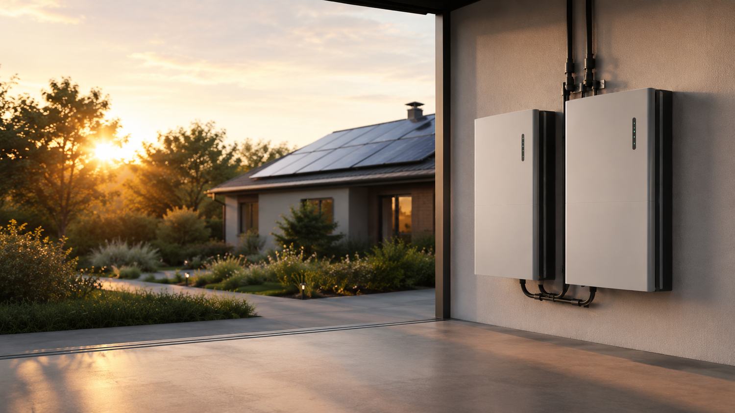 Battery storage installation