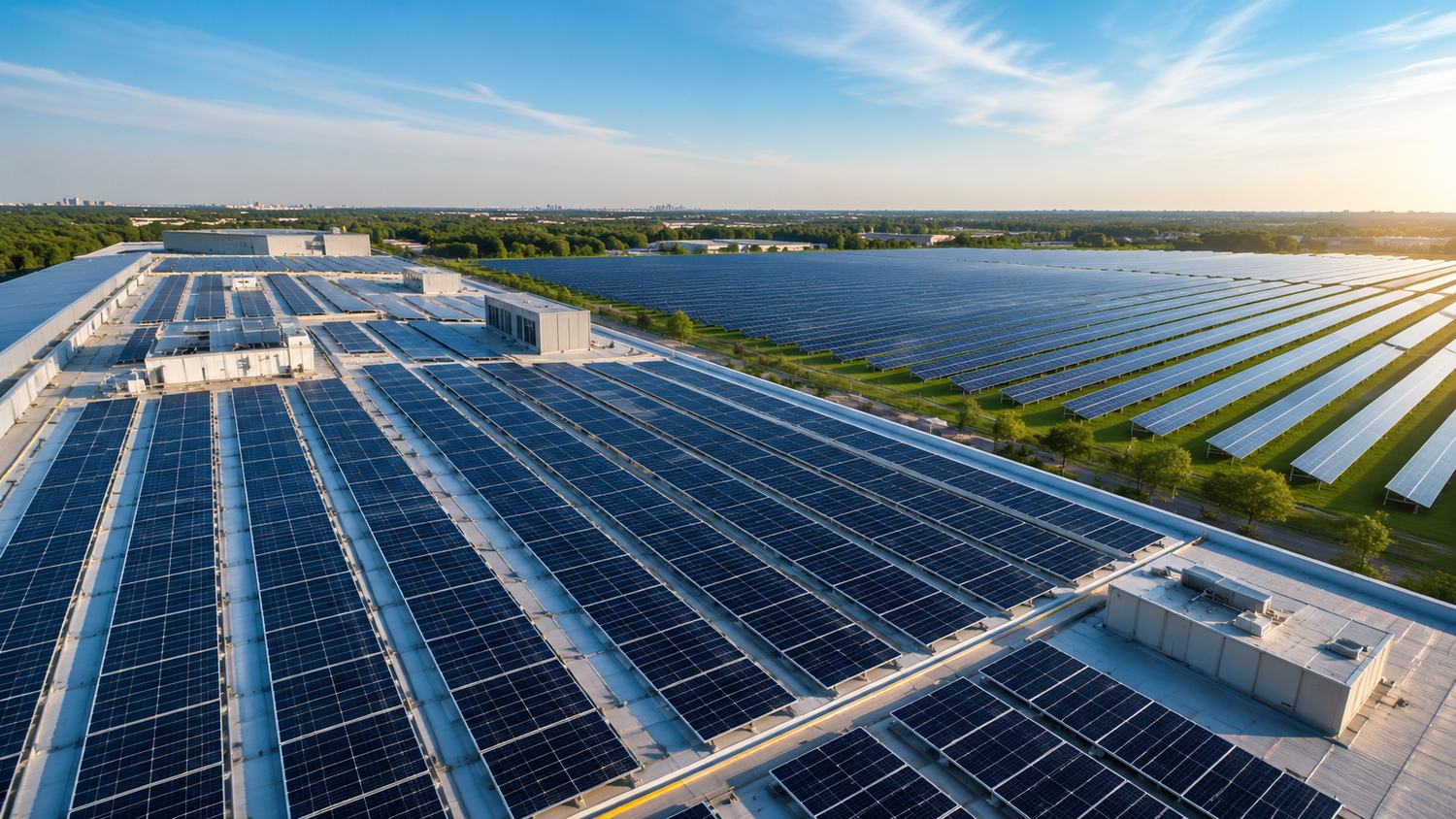 Commercial solar array