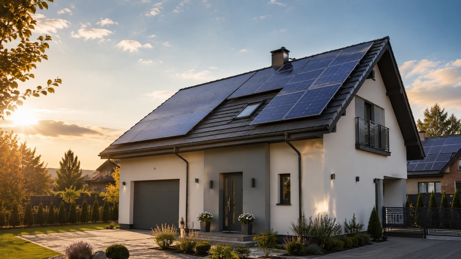 Domestic solar PV installation