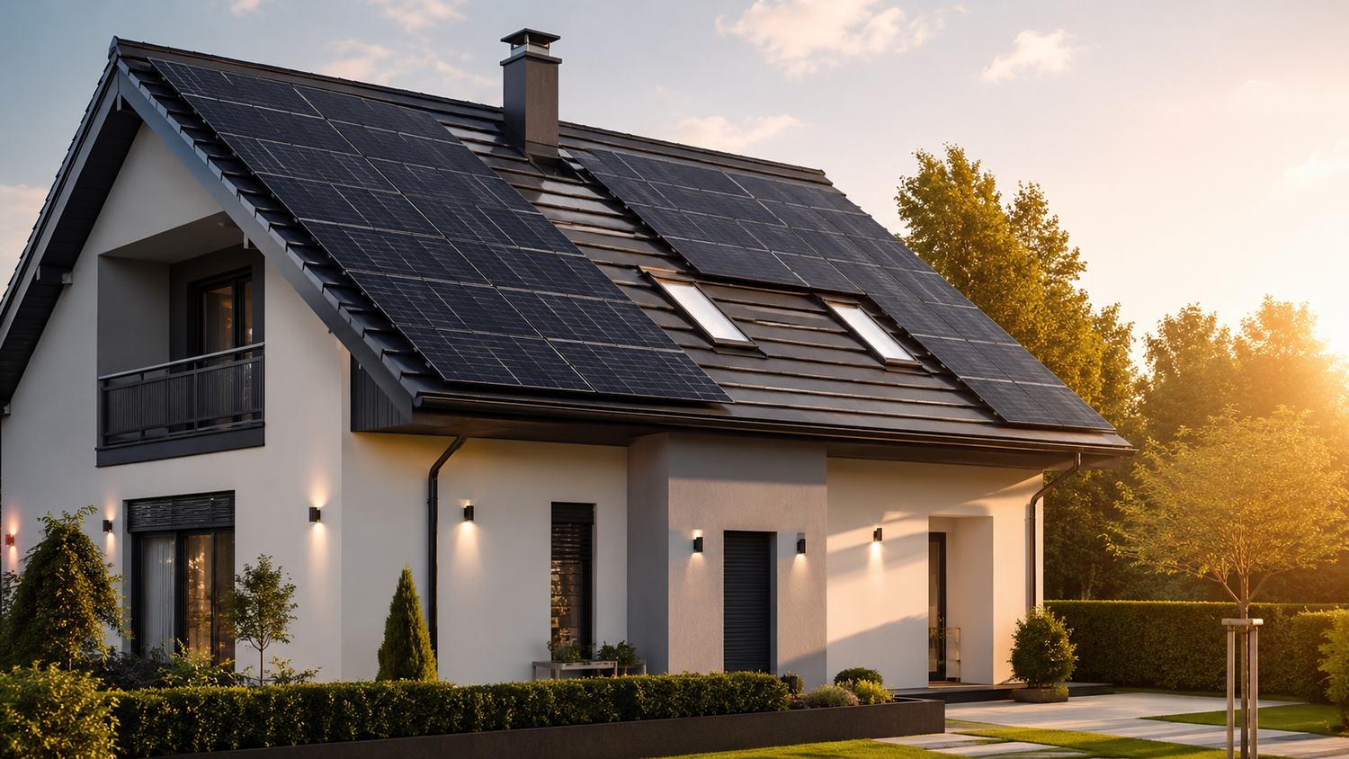 Domestic solar PV installation